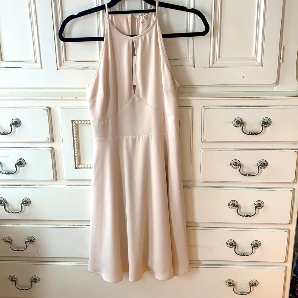 Black Swan Cream sleeveless Dress -Size Small